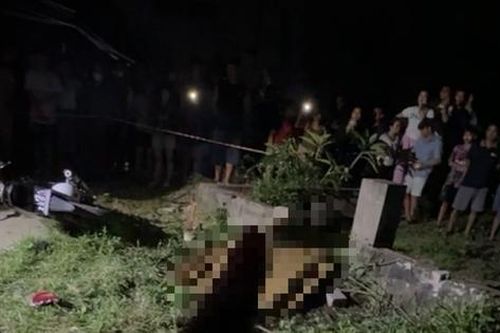 Thanh Hóa: Va vào cột trên đường ven nghĩa địa, đôi nam nữ thương vong