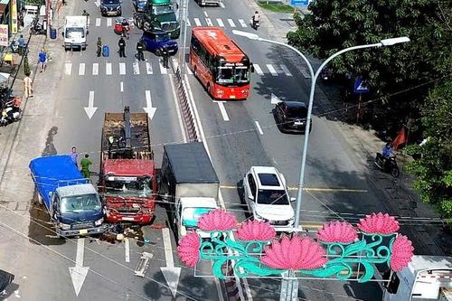 Tai nạn liên hoàn giữa 4 xe ở Tây Ninh, một người tử vong