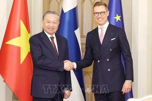 Tổng Bí thư Tô Lâm hội đàm với Tổng thống Phần Lan Alexander Stubb
