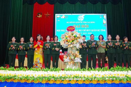 Đại hội phụ nữ Bộ Chỉ huy Quân sự tỉnh nhiệm kỳ 2025 - 2030
