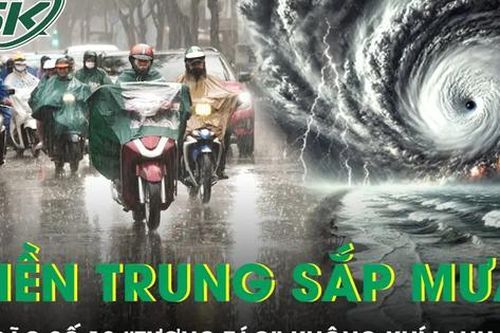 Bão số 12 Fengshen 'tương tác' với không khí lạnh, miền Trung có thể hứng đợt mưa lớn diện rộng