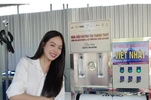Hoa hậu Quốc tế 2024 Thanh Thủy mở rộng dự án 'Nước Sạch' tại An Giang
