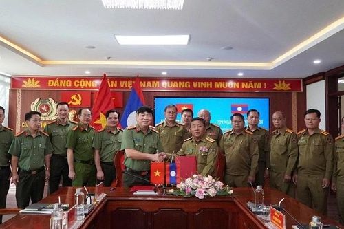 Công an Điện Biên và công an 3 tỉnh Bắc Lào tăng cường phối hợp bảo đảm an ninh trật tự