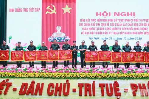 Binh chủng Tăng thiết giáp tổng kết thực hiện Nghị định số 76 và bế mạc Hội thi hậu cần - kỹ thuật năm 2025