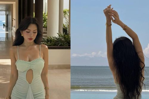 Sĩ Thanh diện váy cắt xẻ khoe đường cong 'mê người'