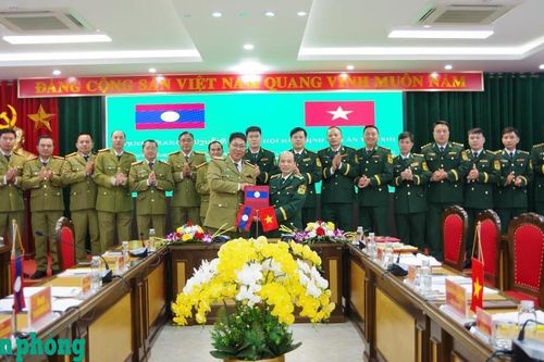 Tăng cường phối hợp, giữ vững an ninh biên giới Việt - Lào