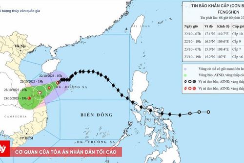 Các khu vực có nguy cơ chịu tác động của gió mạnh, mưa lớn, ngập lụt do bão số 12