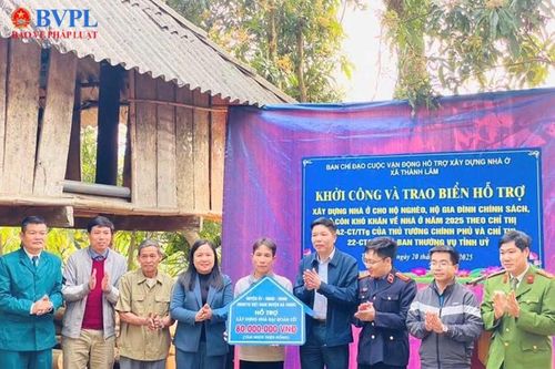 Thanh Hóa: Hơn 117 tỉ đồng được phân bổ trực tiếp về xã, phường để xóa nhà tạm