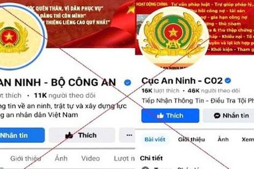 Cảnh báo thủ sử dụng tài khoản Facebook 'tích xanh' giả mạo công an để lừa đảo