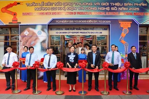 Khai mạc Tuần lễ kết nối giao thương ngành cơ khí, điện, công nghệ số