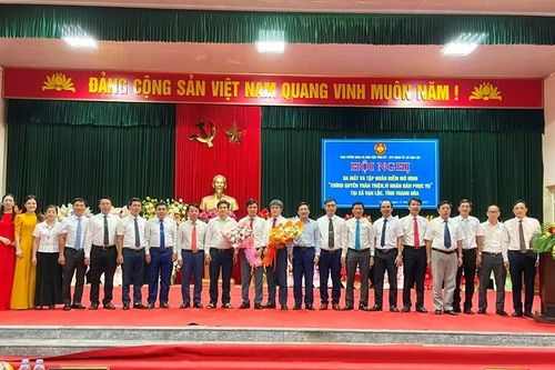 Ra mắt mô hình điểm 'Chính quyền thân thiện vì Nhân dân phục vụ' tại xã Vạn Lộc
