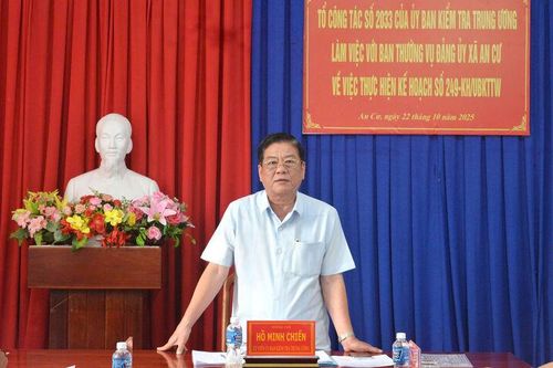 Tổ công tác 2033 giám sát vận hành vận chính quyền hai cấp tại xã An Cư và phường Tịnh Biên