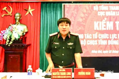Cục Quân lực, Bộ Tổng Tham mưu Quân đội nhân dân Việt Nam làm việc tại Đồng Nai