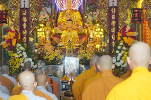 TP.HCM: Tăng Ni các phường Gò Vấp, Hạnh Thông, Thông Tây Hội, An Nhơn, An Hội Tây và An Hội Đông Bố-tát