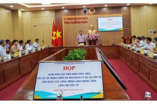 Quảng Ngãi gỡ vướng mặt bằng để thi công các dự án hạ tầng trọng điểm