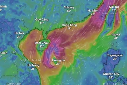Bão số 12 FENGSEN gây mưa lớn cho miền Trung từ chiều 22/10, lượng mưa có nơi trên 900mm