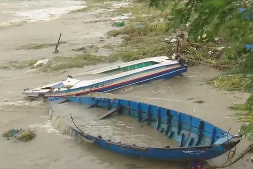 Bão số 12 gây hư hại nhiều tuyến kè ở Đà Nẵng