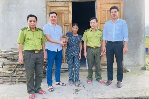 Cá thể rùa quý hiếm trong Sách đỏ bò vào vườn nhà dân