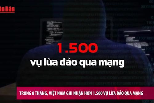 Trong 8 tháng, Việt Nam ghi nhận hơn 1.500 vụ lừa đảo qua mạng