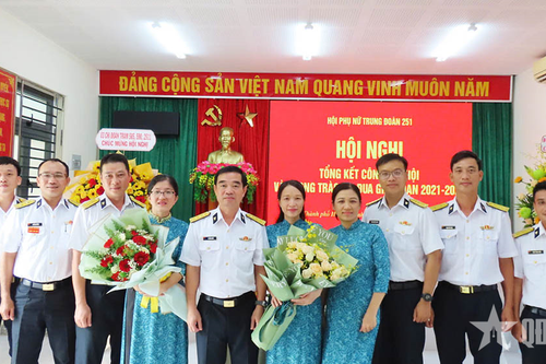 Phụ nữ Trung đoàn 251 (Vùng 2 Hải quân) thực hiện hiệu quả nhiều mô hình thi đua
