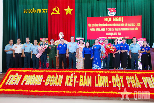 Sư đoàn 377 tổng kết công tác Đoàn và phong trào thanh niên giai đoạn 2022-2025