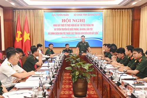 Cục Tuyên huấn (Tổng cục Chính trị QĐND Việt Nam): Phối hợp khảo sát thực tiễn, nâng cao hiệu quả Đề án 1219