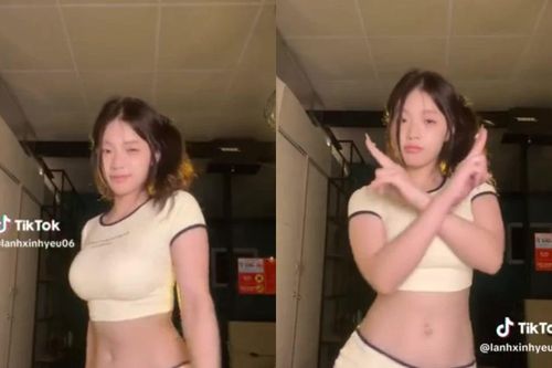 TikToker Lanhxinhyeu hút tới 2 triệu view với vũ đạo 'bỏng mắt'