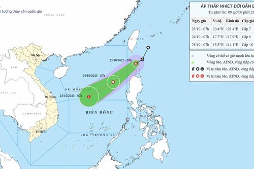 Bão Fengshen suy yếu thành vùng áp thấp, gây mưa lớn khu vực Trung Bộ