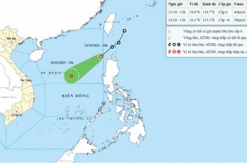 Áp thấp nhiệt đới đi vào khu vực Bắc Biển Đông, các tỉnh từ Nghệ An đến Khánh Hòa chủ động ứng phó