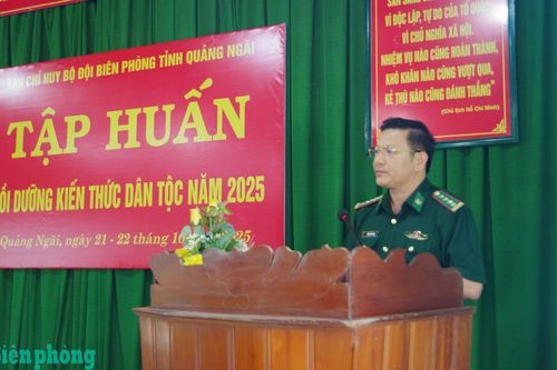 Tập huấn kiến thức dân tộc, nâng cao năng lực, xây dựng thế trận lòng dân ở biên giới