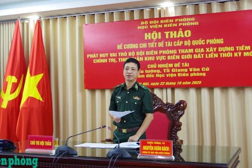 Hội thảo đề cương chi tiết đề tài cấp Bộ Quốc phòng