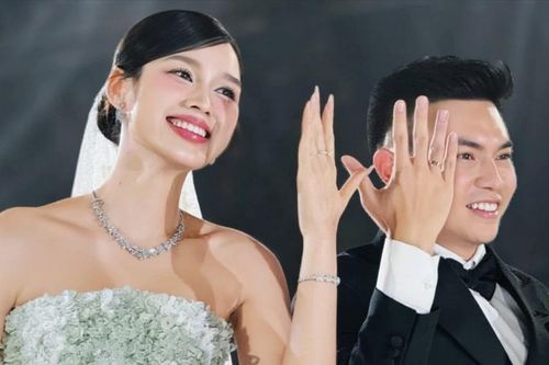 Toàn cảnh đám cưới từ 6h sáng tới đêm khuya của Hoa hậu Đỗ Thị Hà