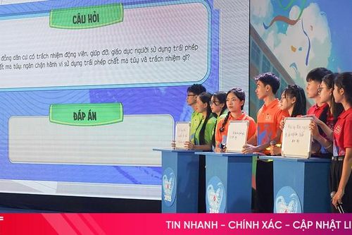 Gameshow 'Trường học không ma túy' đến với học sinh Hà Tĩnh