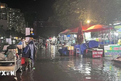 Thành phố Hồ Chí Minh: Mưa lớn kết hợp triều cường gây nhiều thiệt hại