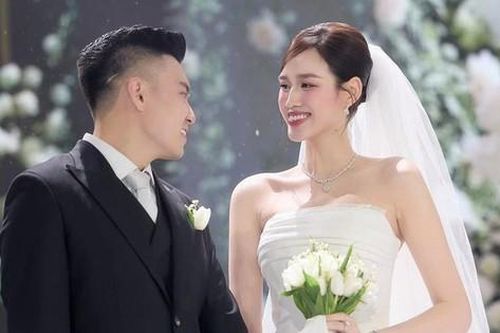 Bó hoa cưới 'đắt đỏ' của Hoa hậu Đỗ Hà gây chú ý