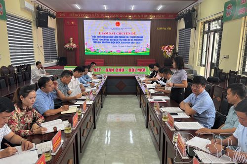 Ban Dân tộc, HĐND tỉnh giám sát chuyên đề tại xã Mường Pồn