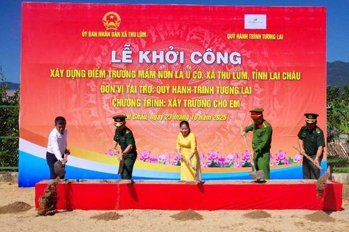 Khởi công xây dựng điểm trường mầm non Là Ú Cò