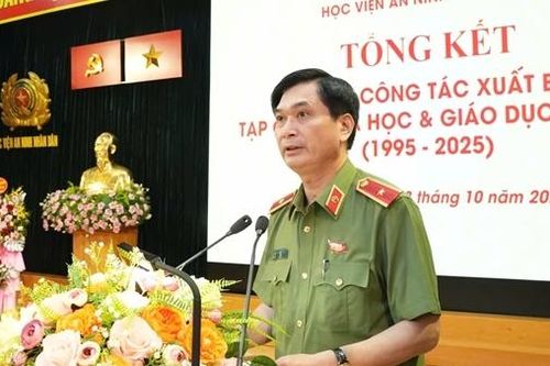 Tổng kết 30 năm xây dựng, phát triển Tạp chí Khoa học và Giáo dục an ninh