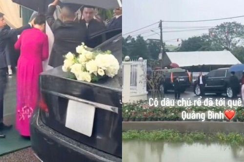Đỗ Thị Hà và thiếu gia Viết Vương đội mưa làm lễ thành hôn, rạp cưới lớn nhất Quảng Trị bị rách do bão số 12