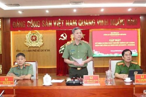 Công an TPHCM gặp mặt kỷ niệm 50 năm Ngày truyền thống lực lượng pháp chế CAND