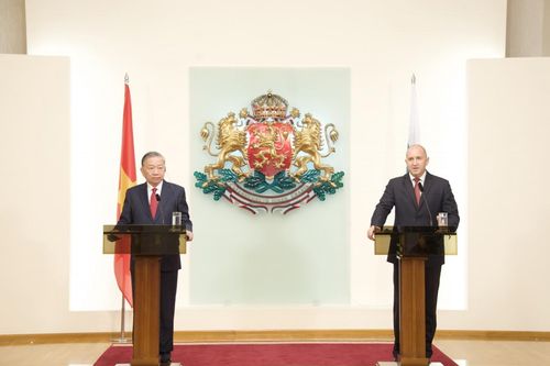 Tổng Bí thư Tô Lâm và Tổng thống Bulgaria họp báo thông tin kết quả hội đàm