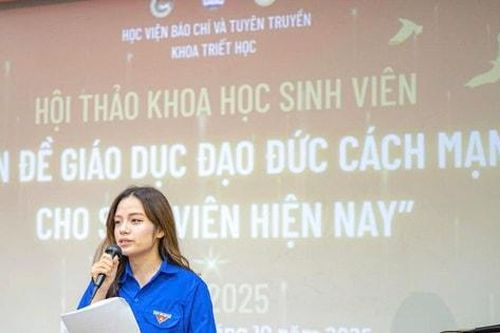 Sinh viên Học viện Báo chí và Tuyên truyền thảo luận về đạo đức cách mạng