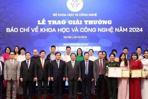 Vinh danh 24 tác phẩm xuất sắc tại Giải thưởng báo chí về KH&CN năm 2024
