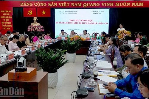 Hội thảo khoa học 'Di tích lịch sử khu di tích Láng Le-Bàu Cò'