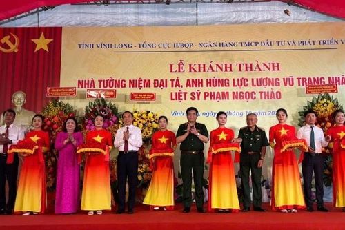 Khánh thành nhà tưởng niệm Đại tá Phạm Ngọc Thảo