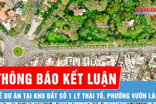 Định hướng điều chỉnh quy hoạch khu đất số 1 Lý Thái Tổ thành công viên