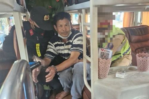 Nghi phạm chém dã man đôi nam nữ ở Quảng Ngãi bị bắt trên xe khách