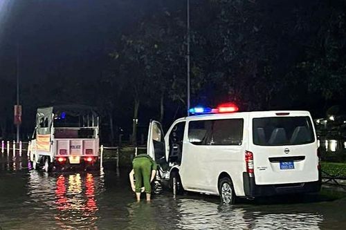 Hai cháu nhỏ bị điện giật tử vong ở công viên Nguyễn Phương Danh