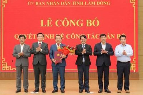 Bổ nhiệm nhiều cán bộ cấp Sở tỉnh Lâm Đồng