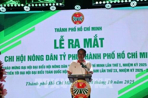 Ra mắt Chi hội Nông dân tỷ phú Thành phố Hồ Chí Minh